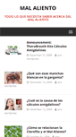 Mobile Screenshot of elmalaliento.com